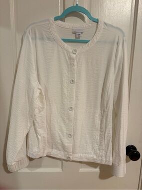 Liz Claiborne Textured Lightweight Blazer/Jacket